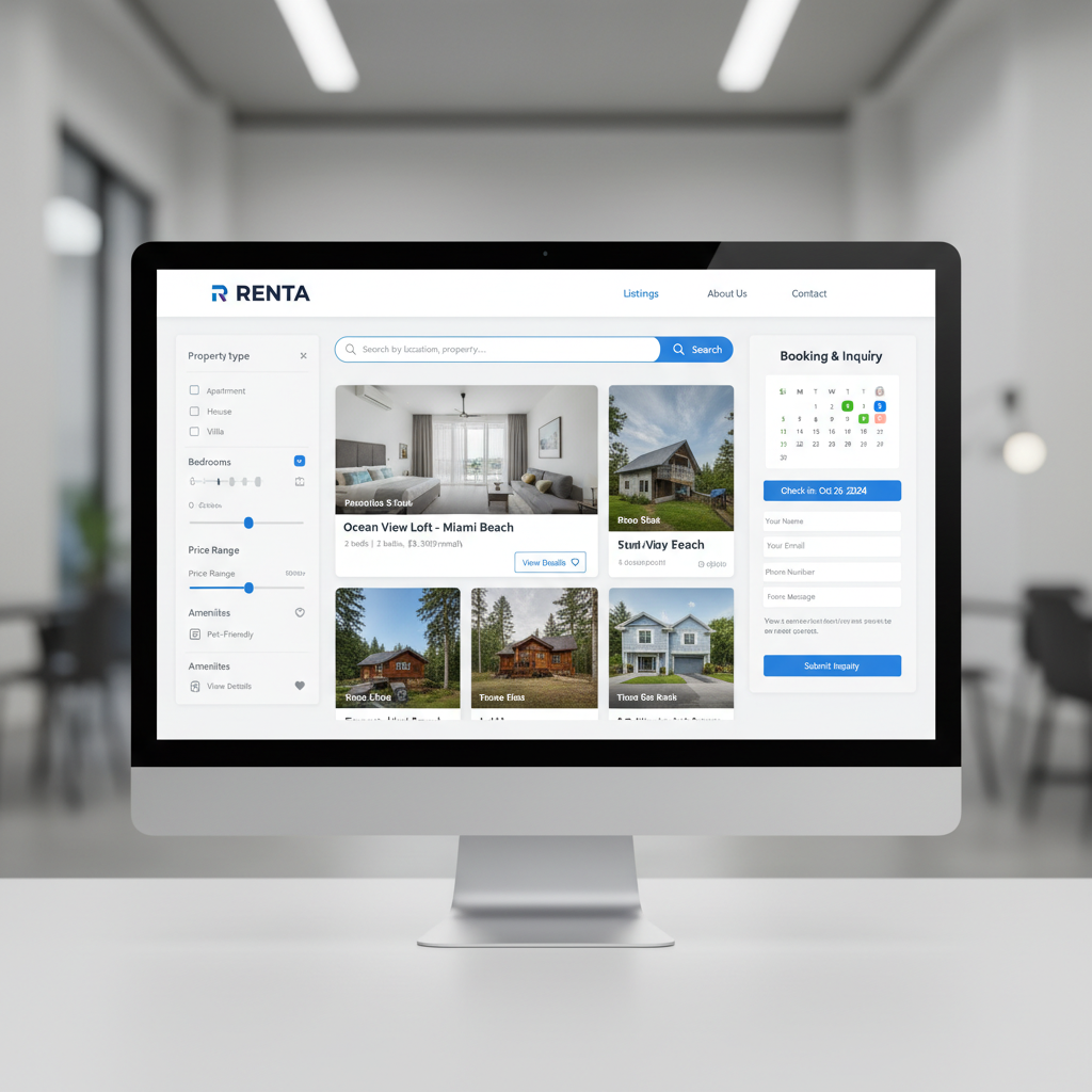 Rental Website Module